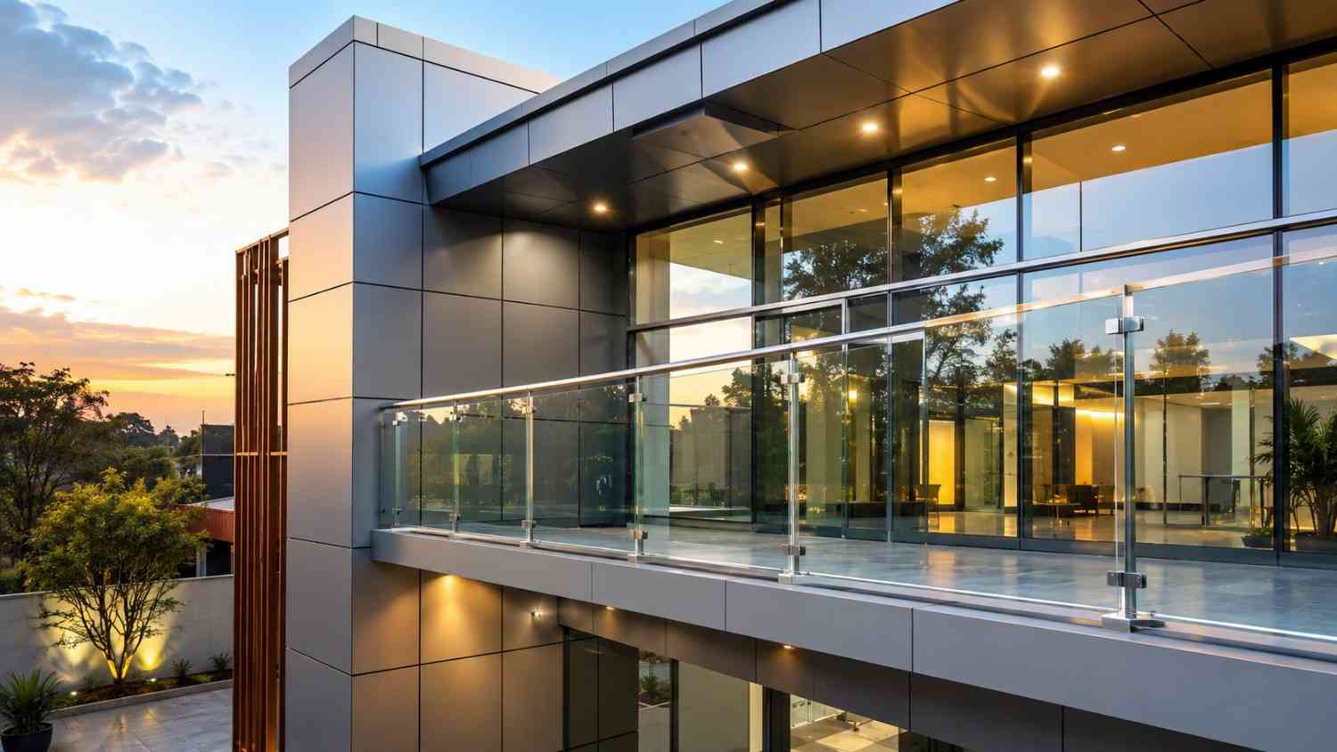 Glass Railing and ACP Work