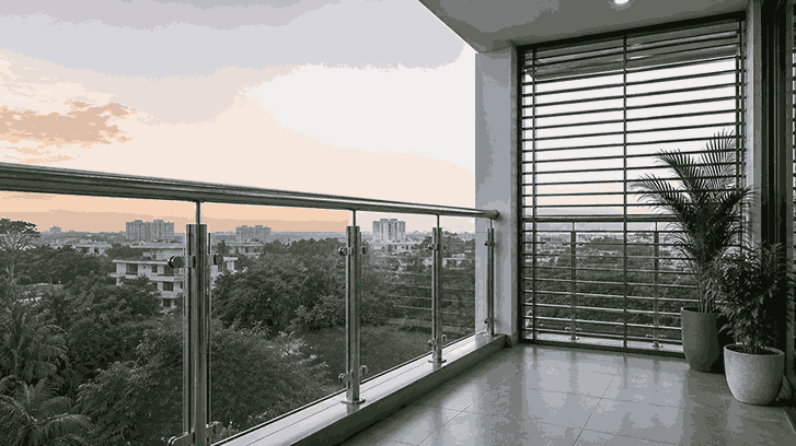 Glass Railing & Grill